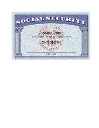 12 real fake social security card