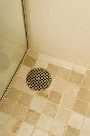 A Shower In A Basement With A Sump Pump