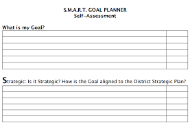 goal setting templates excel