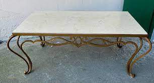 Art Deco Marble Coffee Table For