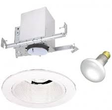 4 New Construction Ic Recessed Light Kit Housing Trim Bulb