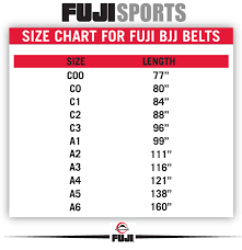 Size Charts White Belt Brazilian Jiu Jitsu