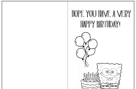 Actual printable birthday cards and previous years printable file in pdf and doc. 7 Best Images Of Printable Folding Birthday Cards For Kids Printable Birthday Card Template Coloring Pages