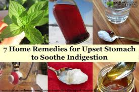 7 home remes for upset stomach to
