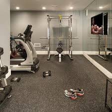 mirrored gym accent wall design ideas
