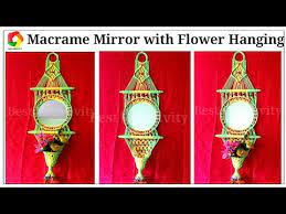 How To Make Macrame Mirror Wall Hanging