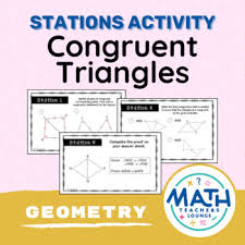 Congruent Triangle Stations Activity