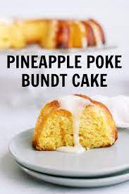 Recipe For Pineapple Bundt Poke Cake gambar png