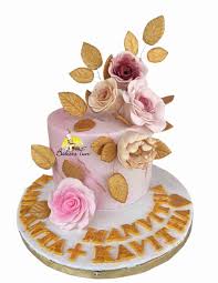 sweet six pink fl birthday cake