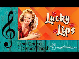 lucky lips line dance you