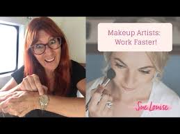 makeup artists how to work faster