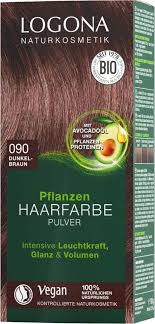 Logona Herbal Hair Color Powder 090 Dark Brown 3 5 Oz