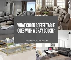 What Color Coffee Table Goes With A
