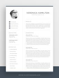 Cvdesignr we take care of the design, you take care of the content. cvdesignr helps you to create a creative, professional and multilingual cv online. Professional Cv Template With Photo Modern Photo Resume Design For Word And Mac Pages 1 2 Page Resume Instant Download Veronica Cv Template Professional Cv Template One Page Resume Template