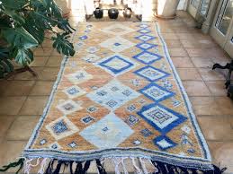 vine moroccan berber rug in beige