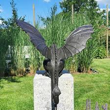 garden dragon statue fountain dragon