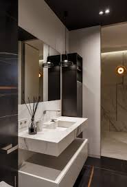 This shelf is a great addition to any bathroom. Shine Luxury Apartment Interior Design Dnipro Ukraine Svoya Studio The Pinnacle List