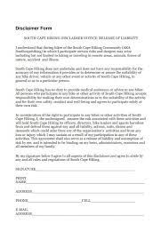 free 50 disclaimer forms in pdf ms word