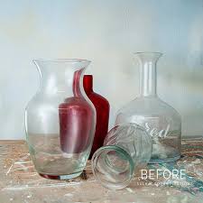 How To Paint Glass Vases Salvaged