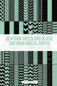 Free Seafoam Green And Black Chevron