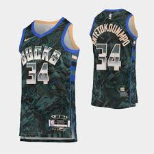 In all honesty, i don't know where to begin with this one. Bucks Giannis Antetokounmpo Select Series Mvp Hunter Green Jersey
