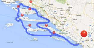 This map was created by a user. The Best Way To See Croatia Sailing The Dalmatian Coast