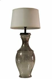 15inch Black Glass Table Lamp For