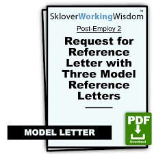 Request For Reference Letter With Three Model Reference Letters