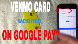 We did not find results for: Can You Add Venmo Debit Card To Google Pay Youtube