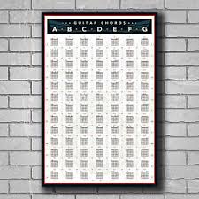 Details About N 735 Guitar Chords Chart By Key Music Hot Wall Poster Art 20x30 24x36in