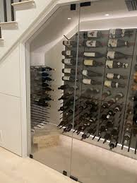 Glass wine storage under stairs. Under Stair Wine Rack Off 63
