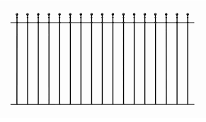 Metal Garden Fence Panel 914mm 3ft