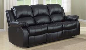classic 3 seat bonded leather double