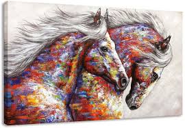 posters canvas painting horse pictures