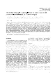 functional strength training effects