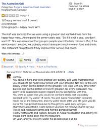 restaurant owner calls out yelp