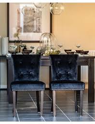 New deep blue crushed velvet dining chair with lion knocker premium quality. Giovanni Velvet Dining Chairs With Knocker Sue Ryder Shop