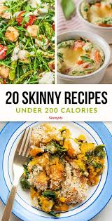Throw in a handful of mini chocolate chips if desired. 20 Skinny Recipes Under 200 Calories Low Calories Vegetarian Calorie Recipes Dinner Healthy Low Calorie Meals