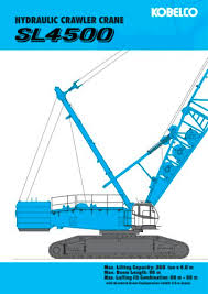 Sl 4500 Kobelco Cranes Pdf Catalogs Technical