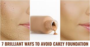 avoid cakey foundation look