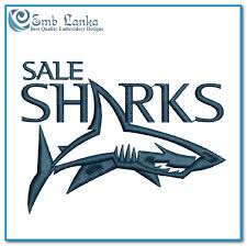 sharks rugby logo embroidery