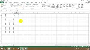 how to set auto number in excel 2016