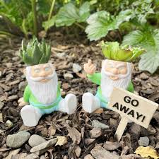 3d printable set of garden gnomes rude