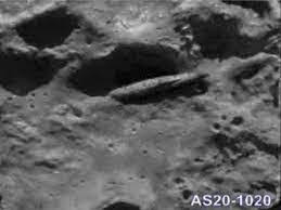 Apollo 20 - Crash Landed Giant Cigar Shaped Mother Ship on the Moon - Pic  01-XL *Official* NASA Apollo 20 *Flyover Before Landing* Pic: AS20-1020. |  Facebook