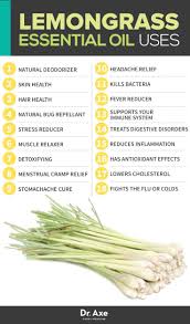 lemongr essential oil uses