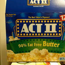 fat free er microwave popcorn and
