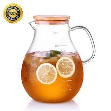 tea pitcher glass water jug