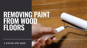 removing paint from wood flooring