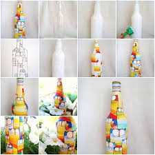 bottle painting glass bottle crafts