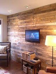 Condo Blues Wood Pallet Wall Treatment